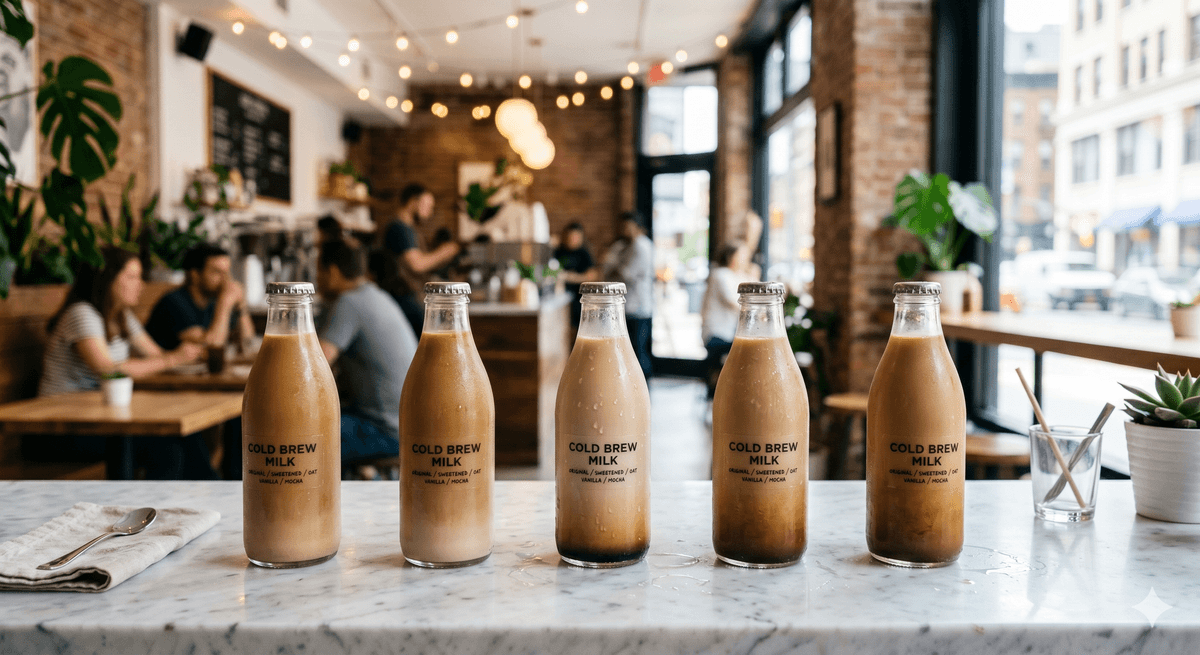 Kopi Susu Botol Harian